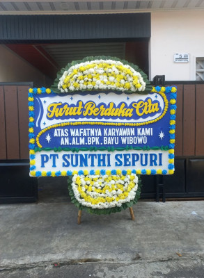 Papan Bunga Duka di Lambara